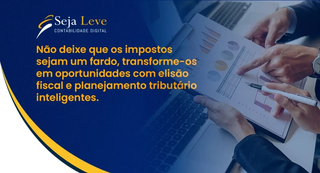 Banner Elisão fiscal e planejamento tributário